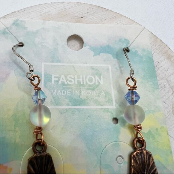 VIF Originals Sterling Silver & Bronze Earrings - Picture 4 of 6